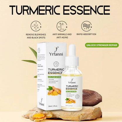 Turmeric Essence Can Mildly Moisturize the Face, Fade Fine Lines, and Whiten Aging Skin 30Ml Serum for Face Dark Spot Corrector Face Serum anti Aging