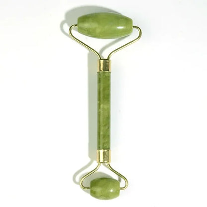 New anti Aging Jade Stone Massage Set Gua Sha Rose Quartz Jade Face Roller