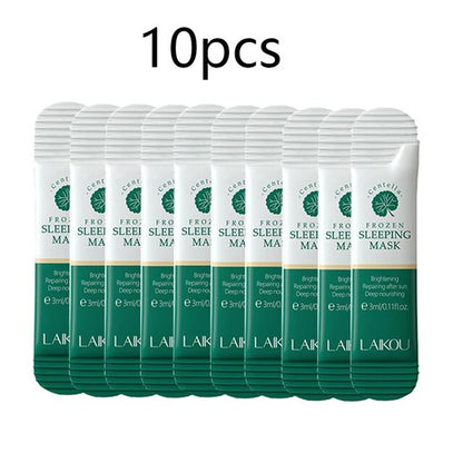 20Pcs/10Pcs Centella Moisturizing Sleeping Mask Deep Hydrating Nourishing Repairs after Sun Exposure Facial Skin Care Repairing