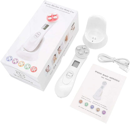 5 in 1 Facial Beauty Skin Tightening Machine RF LED Light Photon Therapy Beauty Device