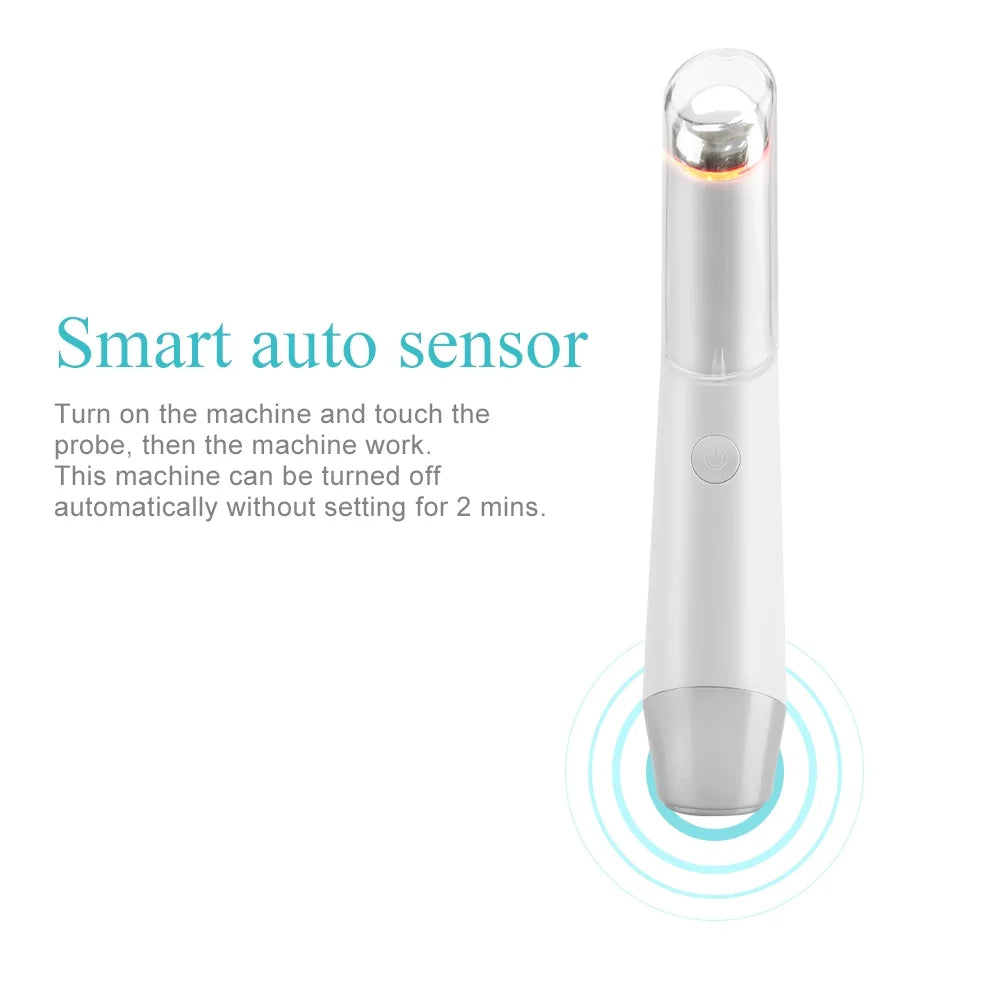 Eye Massager, Electric Negative Ion Photon Therapy Eye Lip Massager Wrinkles Removal anti Aging