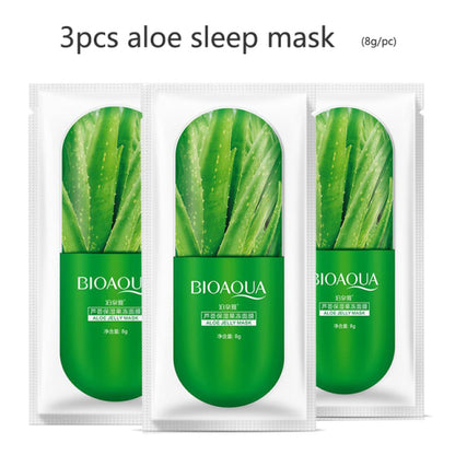 Skin Care Natural Fruit Plant Facial Mask Moisturizing Oil-Control Blueberry Cucumber Pomegranate Fruit Aloe Sheet Face Mask