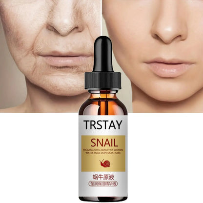 Snail Extract Serum Face Essence anti Wrinkle Hyaluronic Acid anti Aging Collagen Whitening Moisturizing Face Care Freeshipping