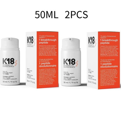 150ML K18 Repair Hair Mask Leave-In Molecular Damage Restore Soft Hair Deep Keratin Scalp Treatment Hair Care Product New