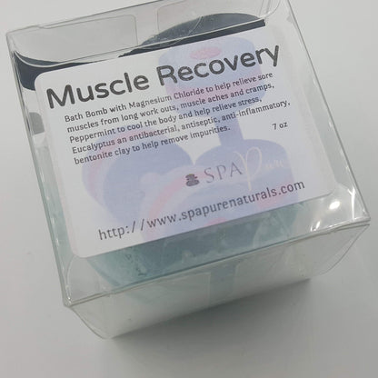 Muscle Rehab for Athletes (Muscle Recovery) Bath Fizzie XL with Magnesium Chloride Helps Relieve Sore Muscles after Work Outs, Muscle Aches and Cramps, 7 Oz Each (1)